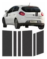 Kit Adesivo Faixa Lateral Traseiro Fiat Bravo Sporting Carb