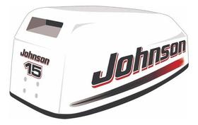 Kit Adesivo Faixa Motor De Popa Johnson 15 Hp 2007-2008 Kit Adesivo Faixa Motor De Popa Johnson 15 Hp 2007-2008