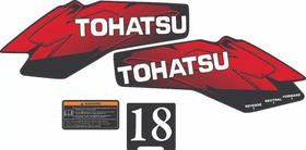 Kit Adesivo Faixa Motor De Popa Tohatsu Hp 18 Kit Adesivo Faixa Motor De Popa Tohatsu Hp 18