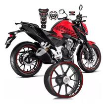 Kit Adesivo Faixa Oleo Tanque Bocal Friso Cb300f Kit Adesivo Faixa Oleo Tanque Bocal Friso Cb300f