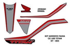 Kit Adesivo Faixa Personalizado Cg Titan 160 2018/2019 - 03 Kit Adesivo Faixa Personalizado Cg Titan 160 2018/2019 - 03