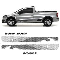 Kit Adesivo Faixa Saveiro Surf 2015/16 Preto Modelo Original Kit Adesivo Faixa Saveiro Surf 2015/16 Preto Modelo Original