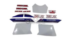 Kit Adesivo Faixa Xlx 250 1986 Vermelha Lbm