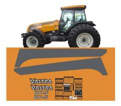 Kit Adesivo Faixas Compatível Trator Valtra Bh145+ Etiquetas