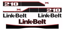 Kit Adesivo Faixas Decorativa Escavadeira Link-Belt 210X Mk