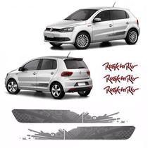 Kit Adesivo Faixas Lateral Vw Fox Rock In Rio 2015 Rock04 Kit Adesivo Faixas Lateral Vw Fox Rock In Rio 2015 Rock04