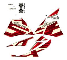 Kit Adesivo Faixas Yamaha Xt660 2010 A 2015 Vermelho Branco Kit Adesivo Faixas Yamaha Xt660 2010 A 2015 Vermelho Branco
