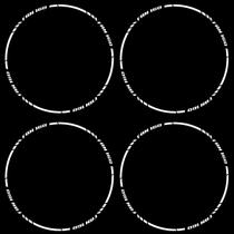 Kit Adesivo Friso De Roda Premium Fan 160 - Branco