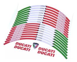Kit Adesivo Friso Refletivo Roda Compatível Ducati Fri29 Kit Adesivo Friso Refletivo Roda Compatível Ducati Fri29