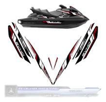 Kit Adesivo Jet Ski Yamaha Fx (2012-2018) Preto-branco Kit Adesivo Jet Ski Yamaha Fx (2012-2018) Preto-branco