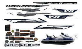 Kit Adesivo Jet Ski Yamaha Vx Cruiser 2018 - Azul Kit Adesivo Jet Ski Yamaha Vx Cruiser 2018 - Azul