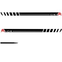 Kit Adesivo Lateral C4 Hatch - Preto Kit Adesivo Lateral C4 Hatch - Preto