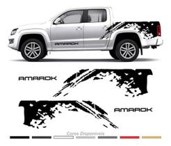 Kit Adesivo Lateral compatível VW Amarok 4 un