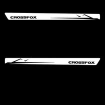 Kit Adesivo Lateral CrossFox Raio - Branco Kit Adesivo Lateral CrossFox Raio - Branco