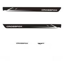Kit Adesivo Lateral CrossFox Raio - Preto Kit Adesivo Lateral CrossFox Raio - Preto