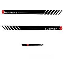 Kit Adesivo Lateral Duster - Preto 2021 2022 2023