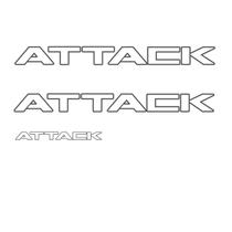 Kit Adesivo Lateral Frontier Attack - Grafite Kit Adesivo Lateral Frontier Attack - Grafite