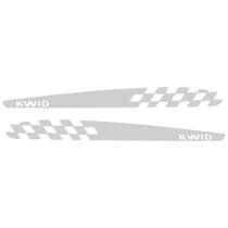 Kit Adesivo Lateral Kwid - Prata Kit Adesivo Lateral Kwid - Prata