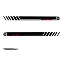 Kit Adesivo Lateral Linea - Preto Kit Adesivo Lateral Linea - Preto