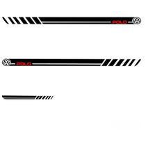Kit Adesivo Lateral Polo Sedan - Preto