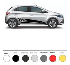 Kit Adesivo Lateral Traseiro Capô Onix Chevrolet Faixa Vinil