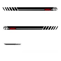 Kit Adesivo Lateral Yaris Sedan - Preto