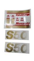 Kit adesivo monareta s-50 ouro - lbm