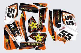 Kit Adesivo Moto Cross Trilha Ktm Sx 85 2010 0,20mm Lm009