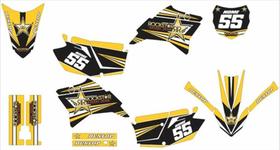 Kit Adesivo Moto Cross Trilha Ttr 230 Rockstar Lm161