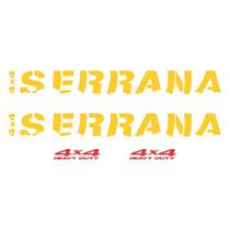 Kit Adesivo Nissan Frontier Serrana-4x4 Kit Adesivo Nissan Frontier Serrana-4x4