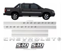 Kit Adesivo P/ Chevrolet S10 Executive Flex Preta 2009 2010