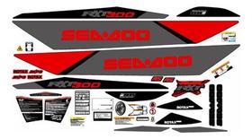 Kit Adesivo Para Jet Ski Seadoo Rxt 300 2017