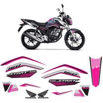 Kit Adesivo Personalizado Honda Cg Titan 160 2022 Start