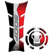 Kit Adesivo Protetor de Tanque Moto Honda CB Twister 300F 2025 -Vermelho