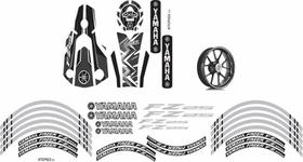 Kit Adesivo Protetor E Friso Yamaha Fazer Fz25 Personalizado - Resitank