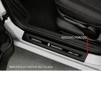 Kit Adesivo Protetor Fibra Carbono De Porta Sandero Stepway