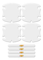 Kit Adesivo Protetor Maçaneta Carro Transparente Resinado Kit Adesivo Protetor Maçaneta Carro Transparente Resinado