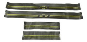 Kit Adesivo Protetor Soleira Porta Dianteira S10 1995 A 2011