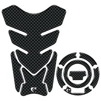 Kit Adesivo Protetor Tanque Bocal 3D Yamaha Factor 2025/26 Carbono Kit Adesivo Protetor Tanque Bocal 3D Yamaha Factor 2025/26 Carbono