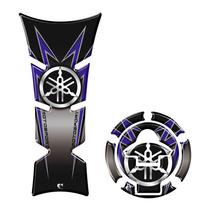 kit Adesivo Protetor Tanque E Bocal Moto Yamaha azul kit Adesivo Protetor Tanque E Bocal Moto Yamaha azul