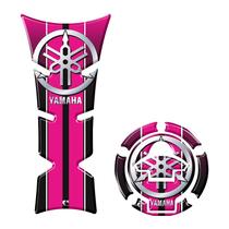 kit Adesivo Protetor Tanque E Bocal Moto Yamaha Diapasão PINK kit Adesivo Protetor Tanque E Bocal Moto Yamaha Diapasão PINK