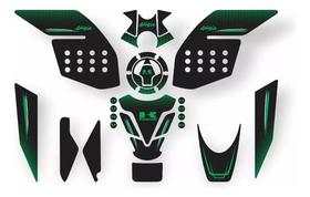 Kit Adesivo Protetores Tanque Compativel Kawasaki 300 Tpa17