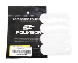 Kit Adesivo Refletivo Para Capacete 4 Unidades - Polivisor