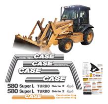 Kit Adesivo Retroescavadeira Compatível Case 580 Super L Kit Adesivo Retroescavadeira Compatível Case 580 Super L