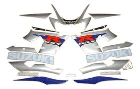 Kit Adesivo Suzuki Gsxr1000 2002 Azul/prata