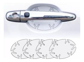 Kit Adesivo Transparente Maçaneta Compatível Chevrolet Spin Kit Adesivo Transparente Maçaneta Compatível Chevrolet Spin