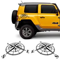 Kit Adesivo Troller 2015 Rosa Dos Ventos Faixa Lateral Preto Kit Adesivo Troller 2015 Rosa Dos Ventos Faixa Lateral Preto