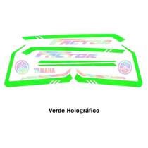 Kit Adesivo Yamaha Factor 150 2024 Verde Holográfico