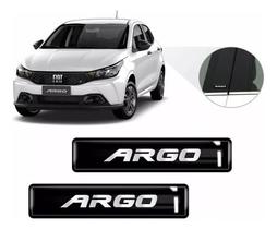 Kit Adesivos 2 Emblemas Lateral Coluna Argo Resinado 3d