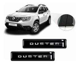 Kit Adesivos 2 Emblemas Lateral Coluna Duster Resinado 3D Kit Adesivos 2 Emblemas Lateral Coluna Duster Resinado 3D